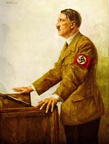 Hindenberg Dies. Hitler becomes "Der Fuhrer"