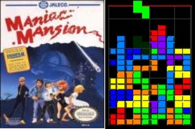 Tetris - Maniac Mansion
