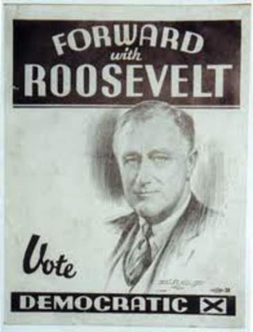 Rooservelt is re-elected