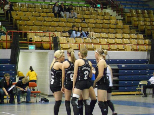 Jugué en los regionales con mi equipo de voleibol