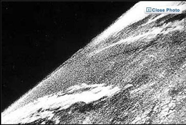 The First Photo Taken From Space