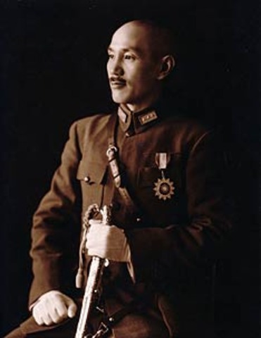 Jiang Jieshi defeats the Communitst