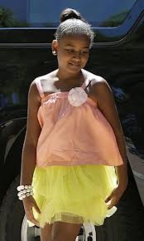 Sasha, Michelles second daughter us born
