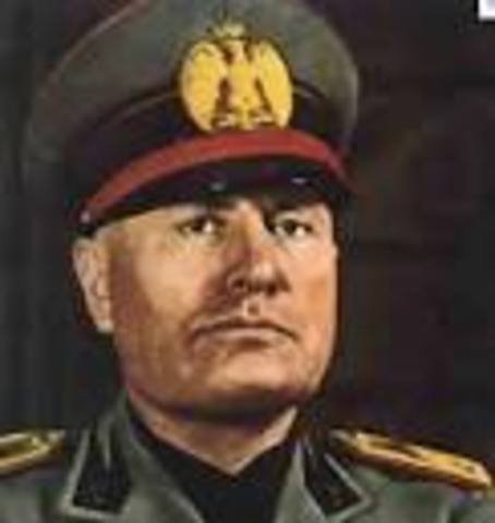 Mussolini Named Italian Premier