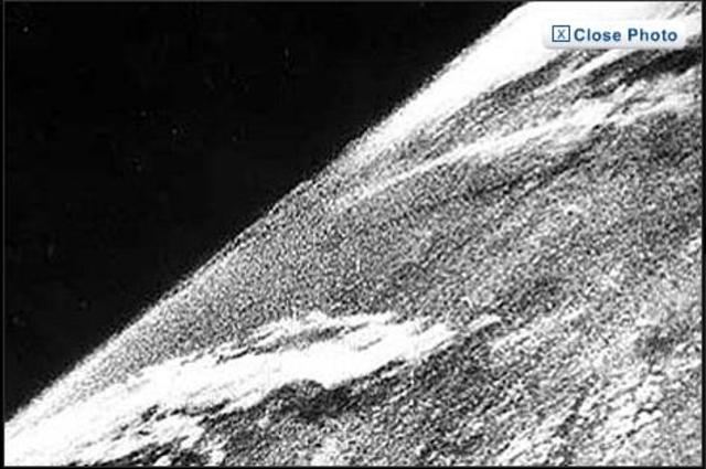 First photo taken from space