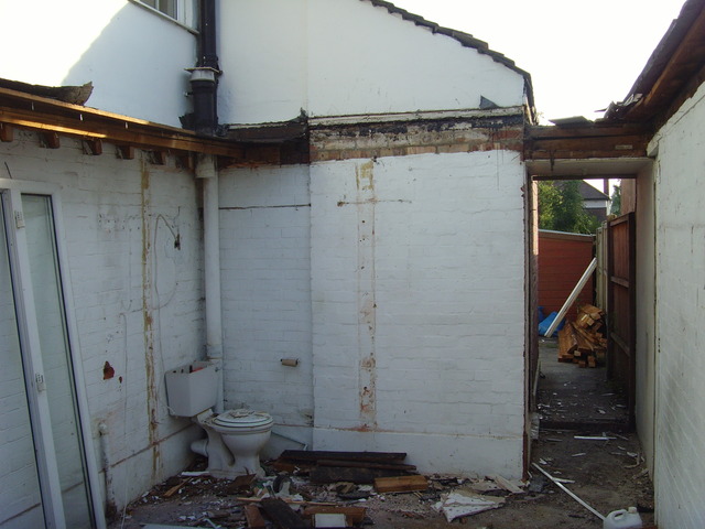 1st Day of Build Demolition Work