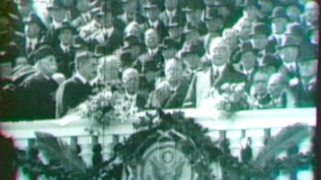 Warren G. Harding takes office