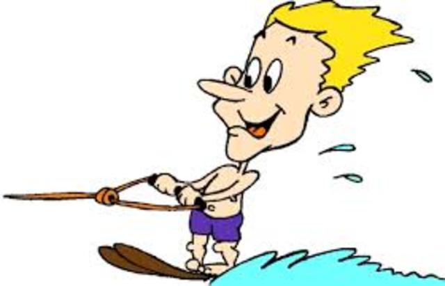 Aprendí esquí acuático