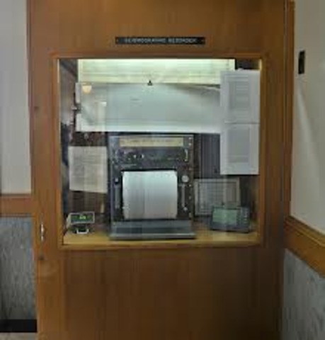 First Seismograph in North America