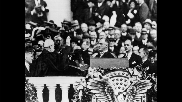 Roosevelt begins first term