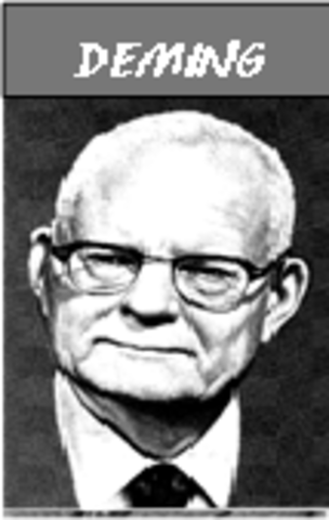 Edwar Deming (1900 - 1993).