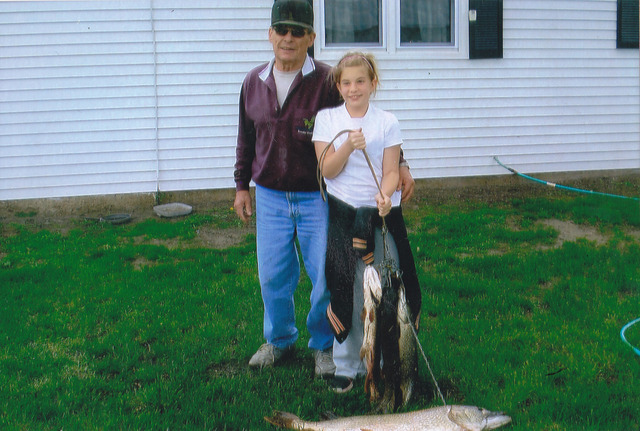 Mi abuelo y yo cogimos un veintitrés libras del Nortepez