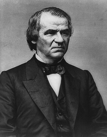 Andrew Johnson was sworn in as President of the United States.
