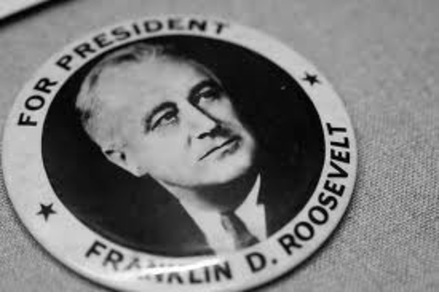 roosevelt re-elected