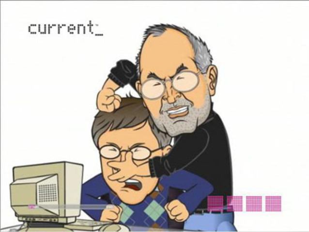 Steven Jobs decubre que gates lo engaño