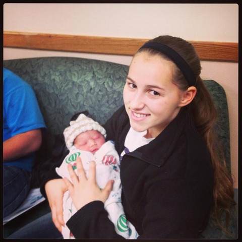 Me convertí en una tía en febrero de dos mil trece.