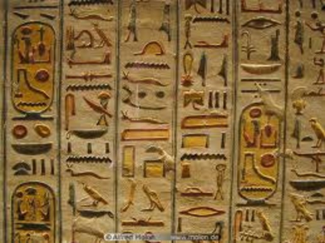 Development of hieroglyphs were used in Abydos 3400 BC