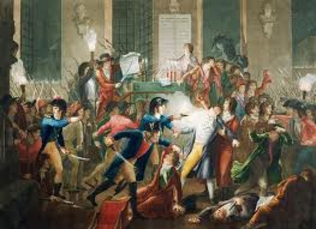 La chute de robespierre( 27 juillet 1794)