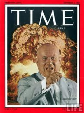 Nikita Khrushchev visits the USA