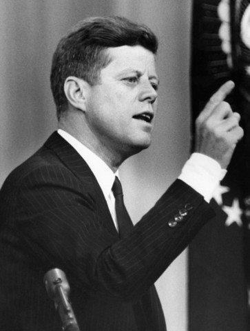 Kennedy tell the press that the invasion was Cubans fighting Cubans