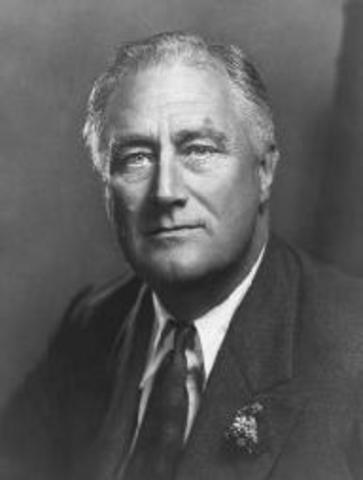 Roosevelt dies