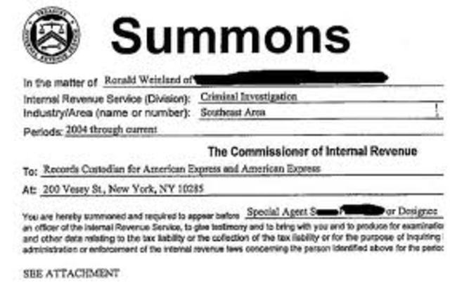 LR12 - Court Summons