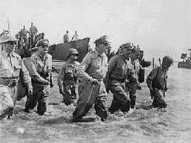 MacArthur leaves Philippines