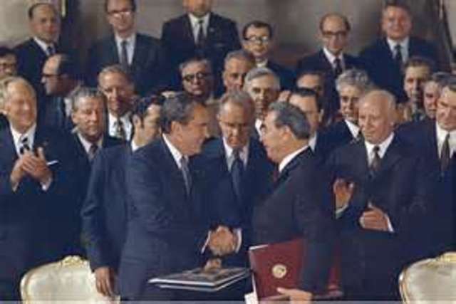 President Nixon visits Moscow