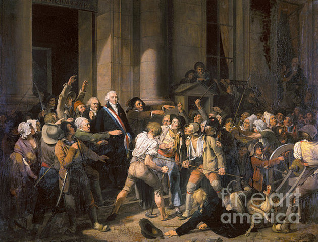 Parisians riot due to the high prices of bread