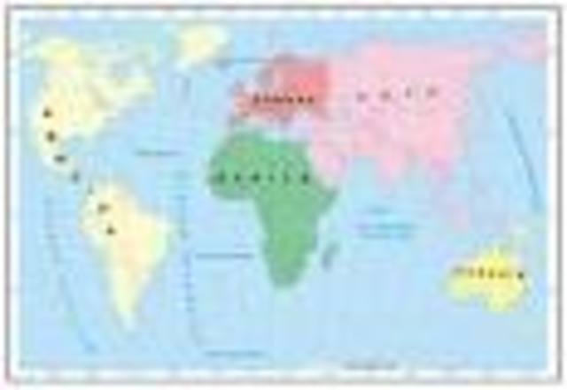 Continentes de aspecto actual