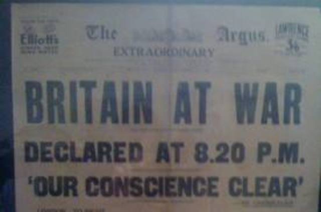 Great Britain and France declare war on Germany