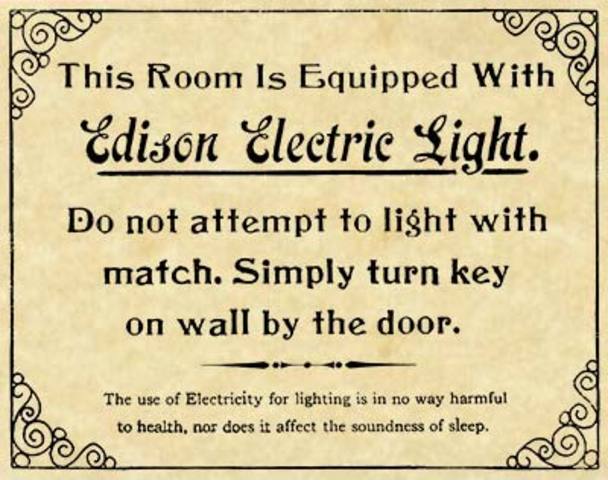 EDISON ELECTRIC LIGHT COMPANY
