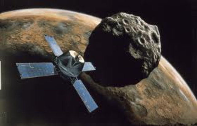 Satellite orbits another planet - Mars