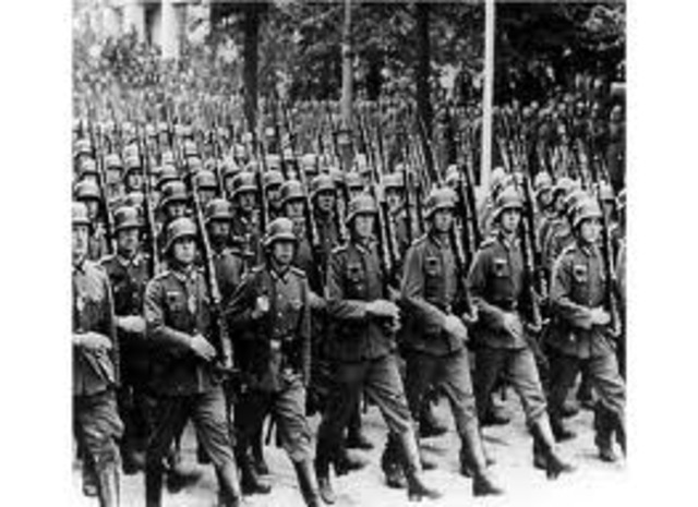 Germany troops enter Rhineland
