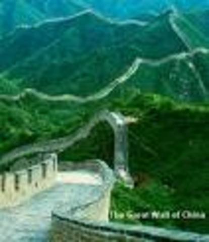 Connection of Barbarian Walls to create the Great Wall