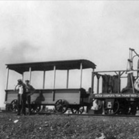 The first railroad designed for passengers and freight