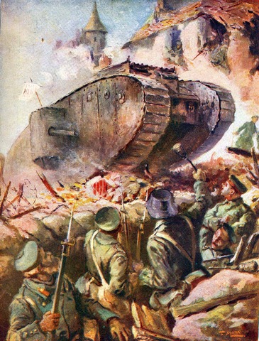 First use of tanks at Somme