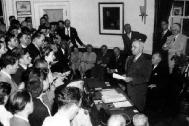 President Harry Truman's Announcement