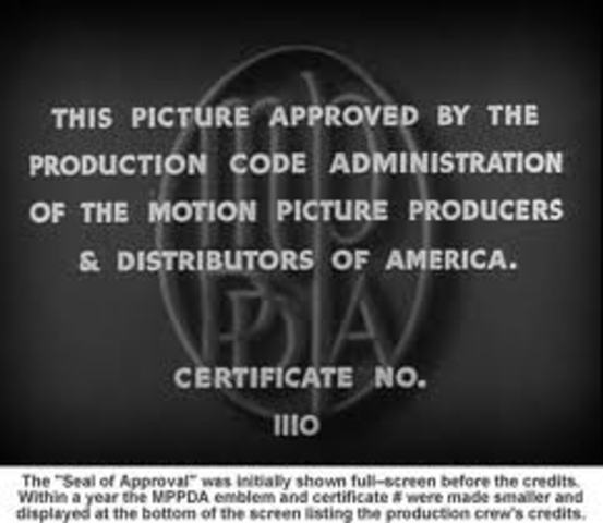Motion Picture Production Code Introduced