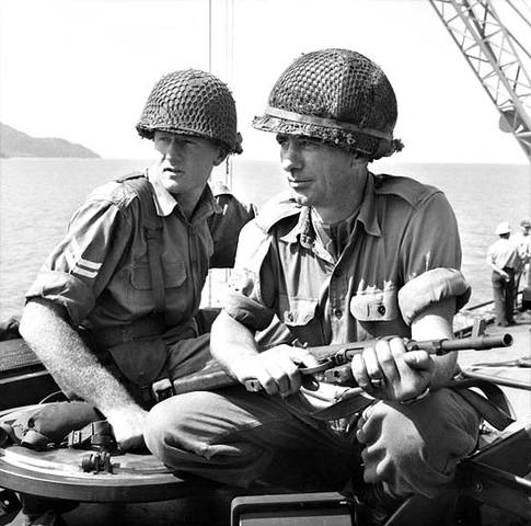 Australia sends its first soldiers