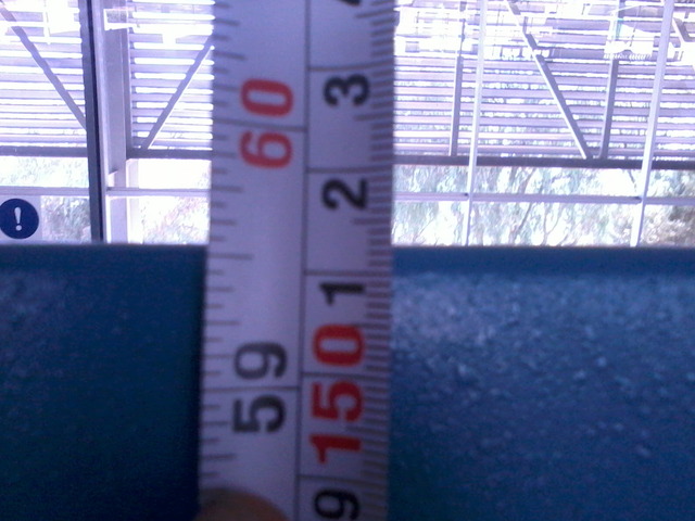 medimos la altura de la cual caera el objeto