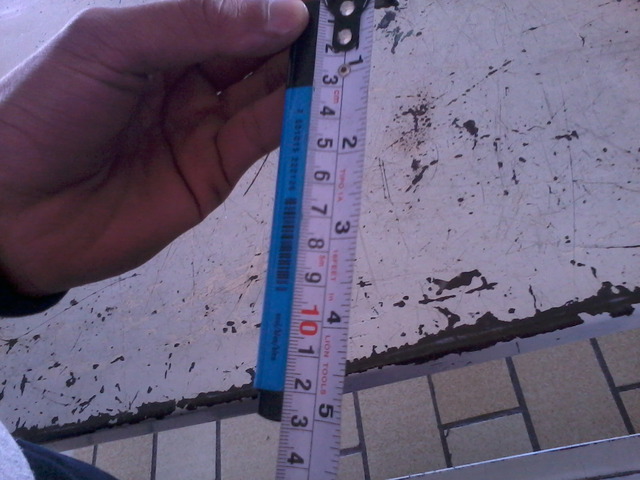 medimos el objeto con un flexometro