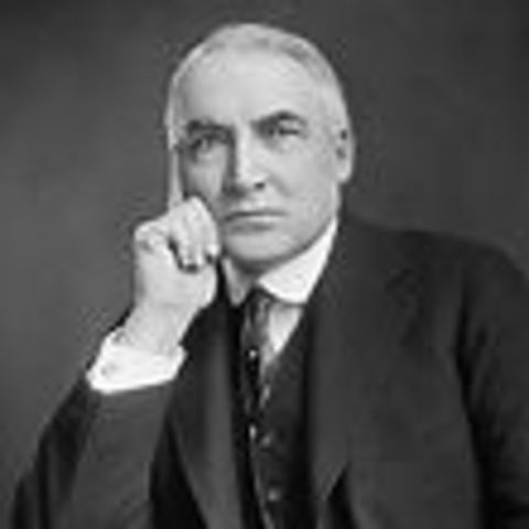 Warren G. Harding Takes Office