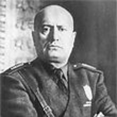 Mussolini,the Italian Premier, Slowly Erodes Democracy