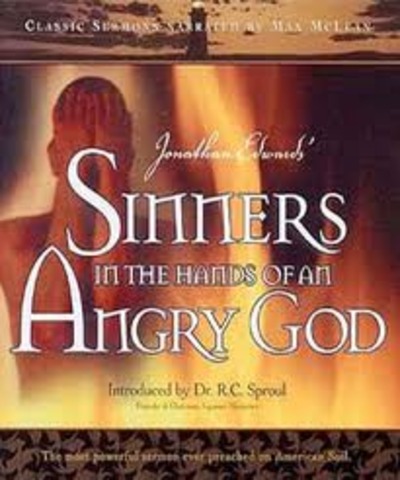 Sinners in the hands of an angry God