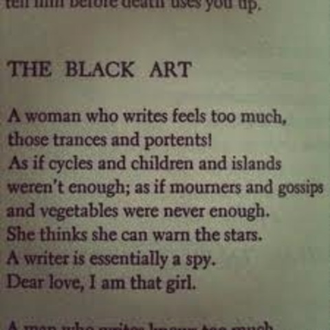 The Black Art by Anne Sexton