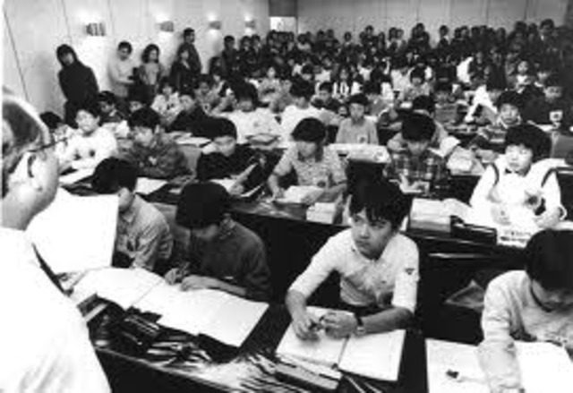The history of education in Japan