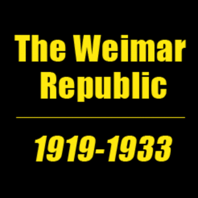 Timeline: Weimar Germany