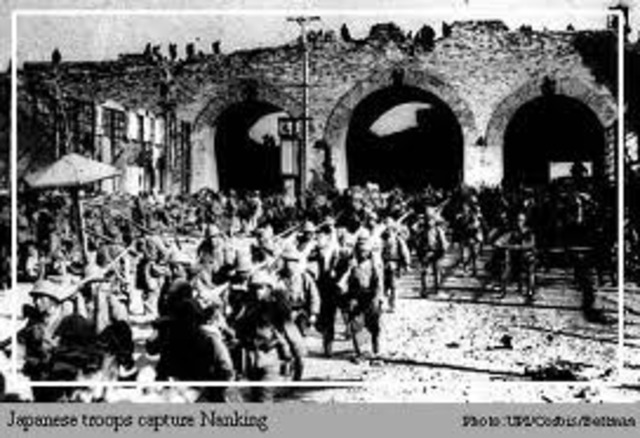 Japanese invades China