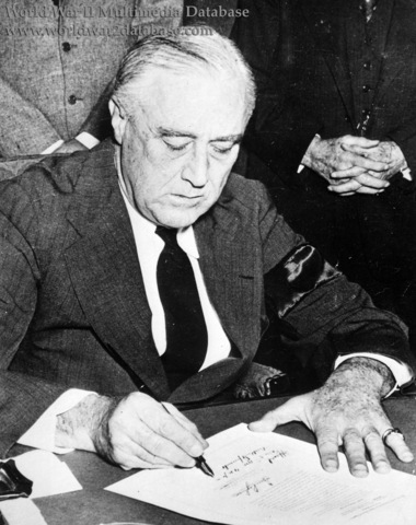 FDR Signs for Nuclear Developement
